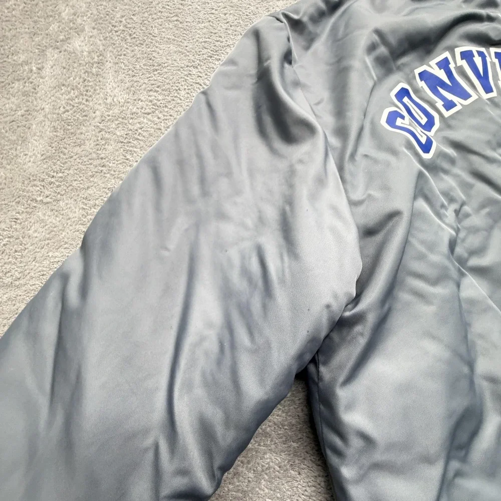 Converse Jacket Boys 12-13Y Gray Bomber Insulated Full Zip Puffer Coat